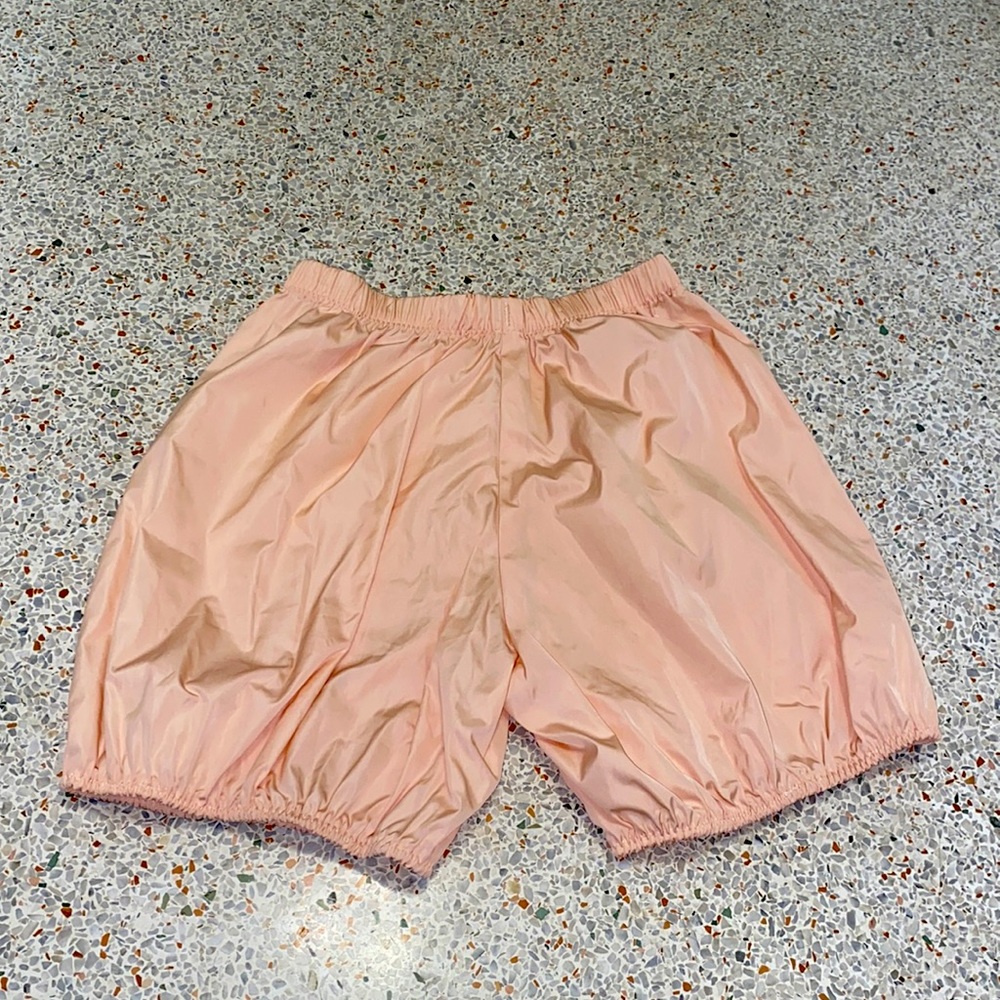 Light Pink Garbage Bag Shorts